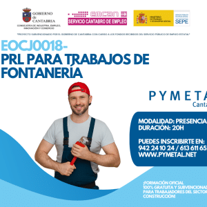 PRL PARA TRABAJOS DE FONTANERÍA